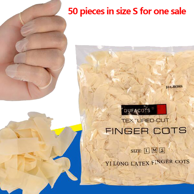 Latex Disposable Glove - New 50pcs/pack Disposable Latex Finger Cover