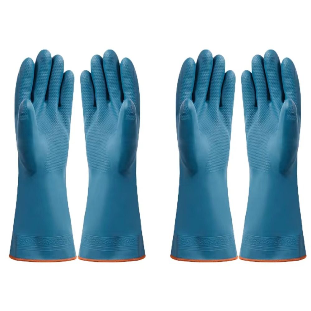Rubber Glove Cleaning - Waterproof Fleece-lined Cleaning Gloves with Fleece