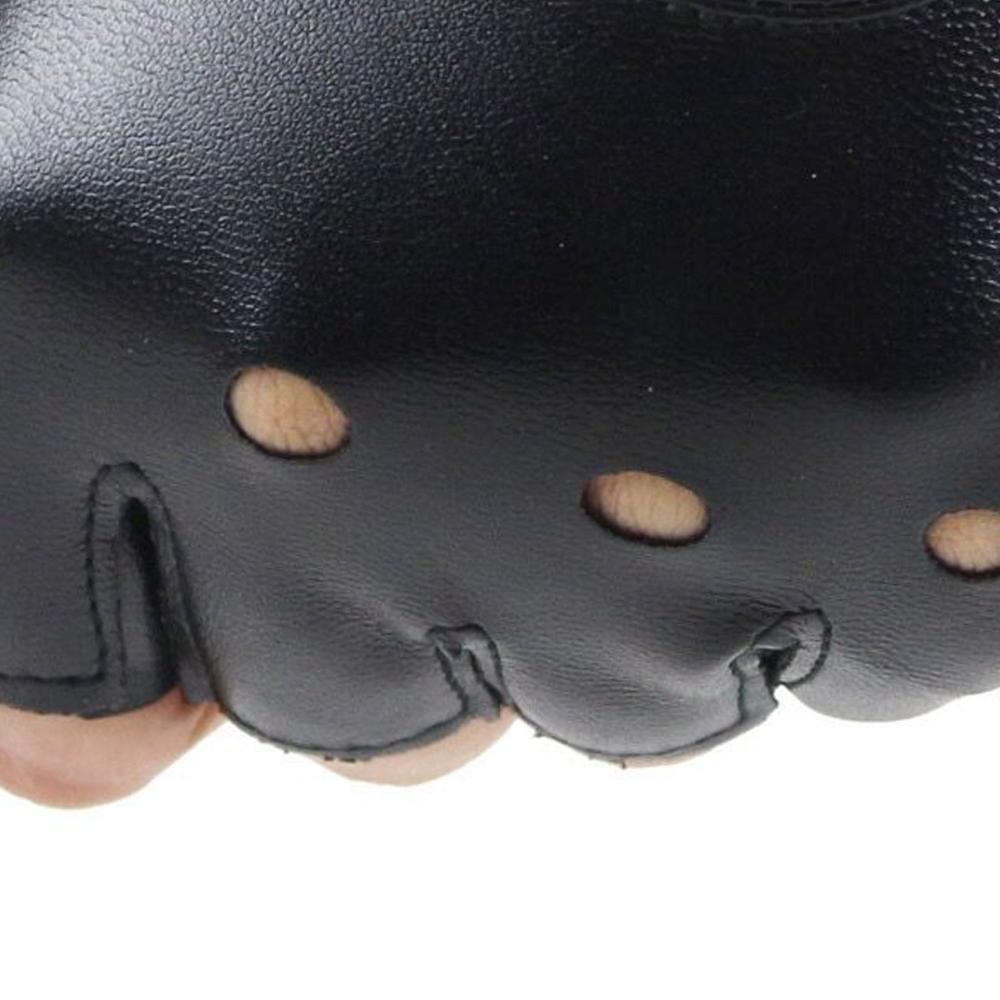Unisex Fingerless Driving PU L - Leather Driving Glove recension och pris