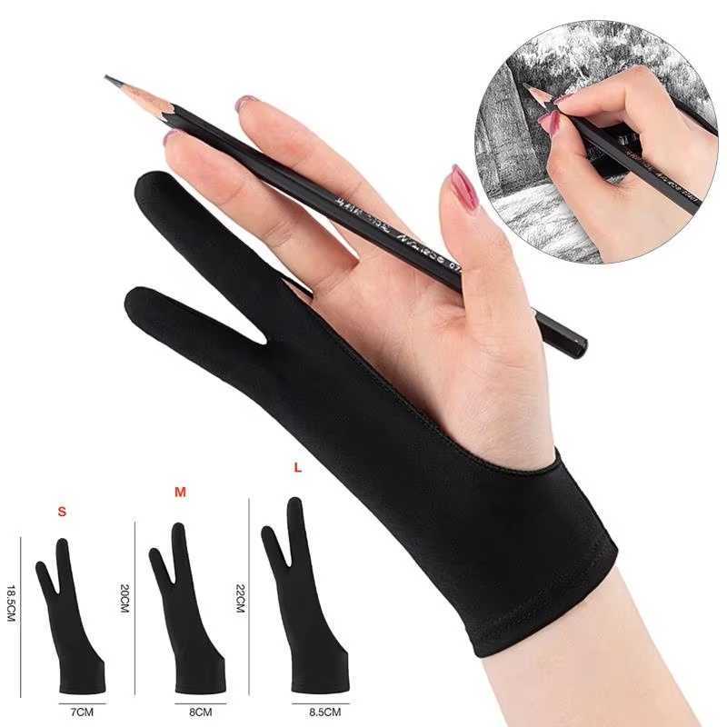 S/M/L Two-Finger Drawing Glove - Touchscreen Glove Capacitive recension och pris