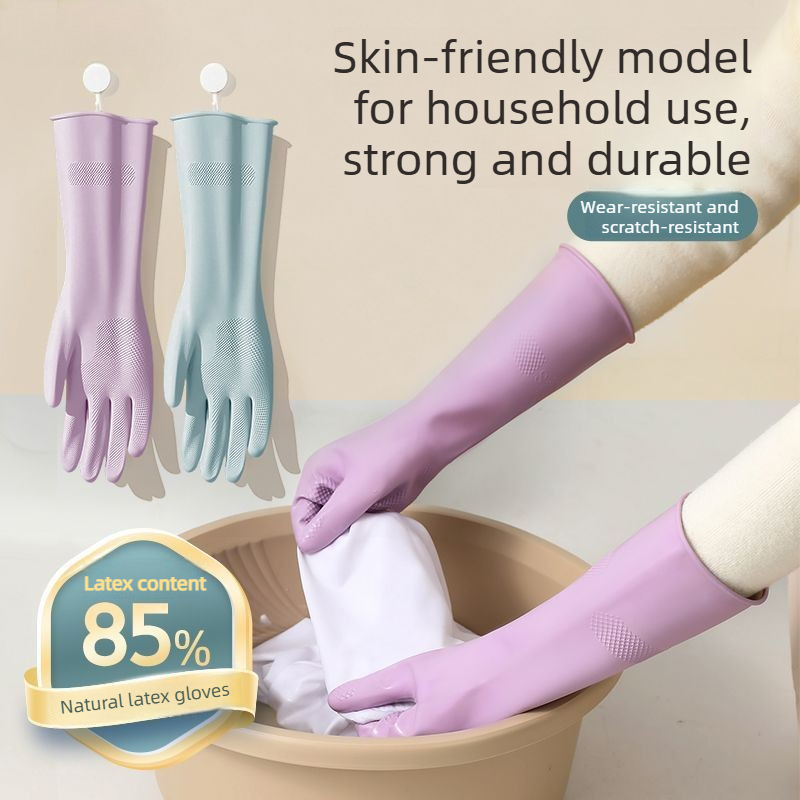Latex Dish Washing Gloves,with - Rubber Glove Cleaning recension och pris
