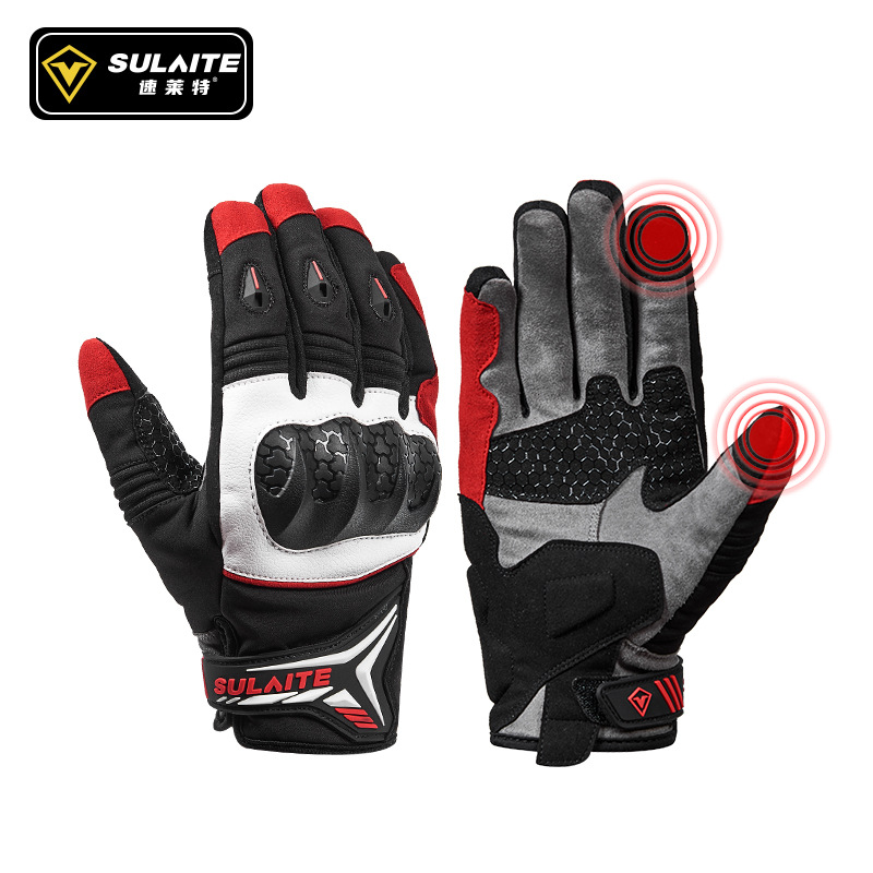 SULAITE Motorcycle Gloves Men  - Motorcycle Glove Knuckle recension och pris