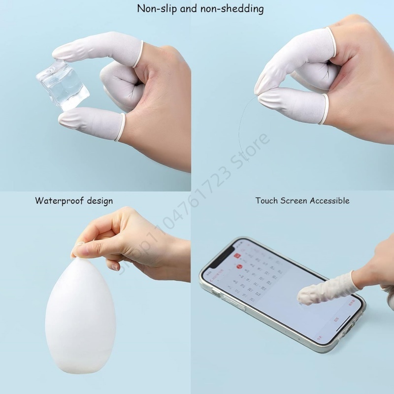 100Pcs Disposable Finger Cover - Latex Disposable Glove recension och pris