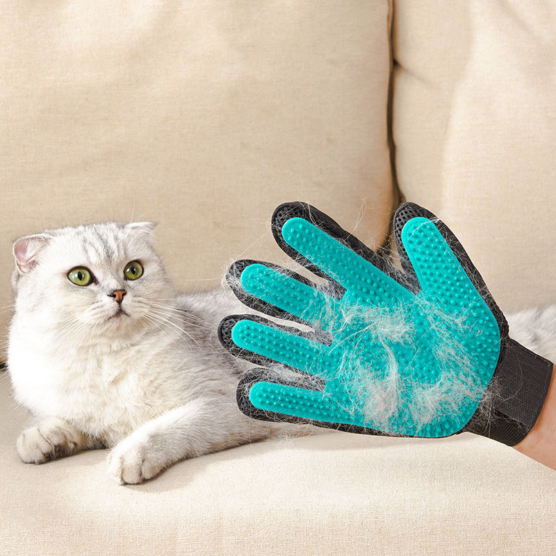 Pet Grooming Glove, Gentle Hai - Rubber Glove Cleaning recension och pris