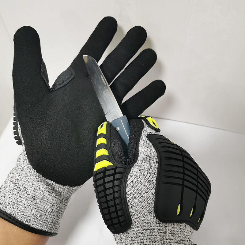 Anti Vibration Gloves SBR Padd - Work Glove Impact recension och pris