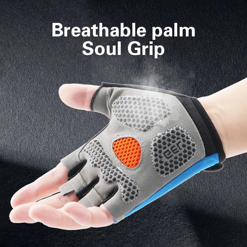 Unisex Half Finger Cycling Glo - Workout Glove Gym recension och pris