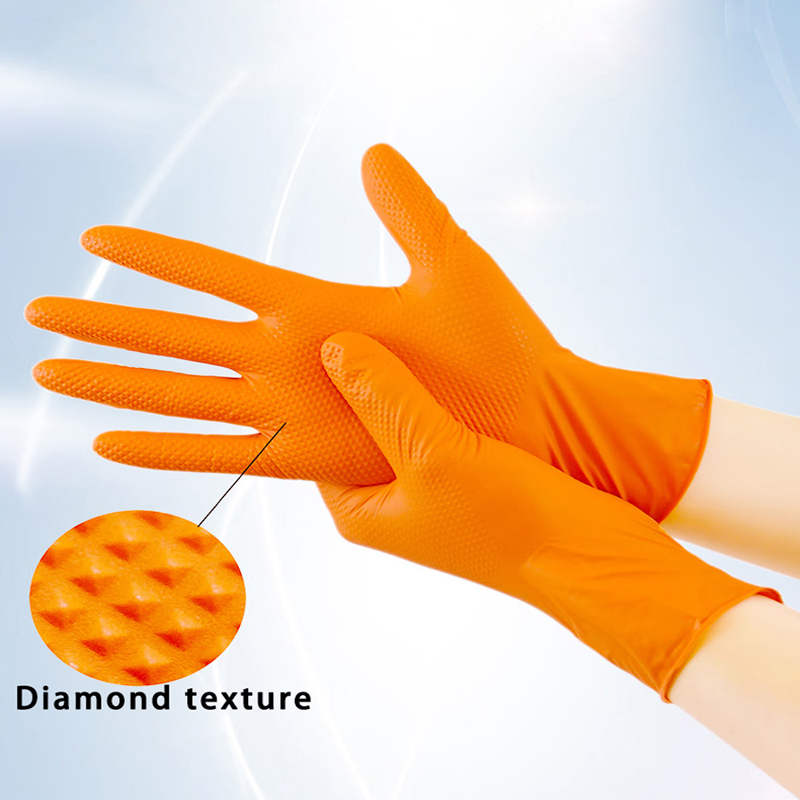 50pcs 8Mil Thick Nitrile Glove - Rubber Glove Cleaning recension och pris